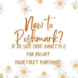 🎉New to Poshmark? If so, use code AAOSTYLE for $10 off your first purchase!🎉